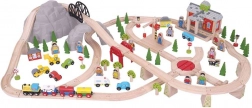 Drvena željeznička pruga planinska ruta 112 dijelova Bigjigs Rail