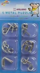 Set od šest metalnih zagonetki