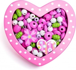 Set perlica za nizanje Srce