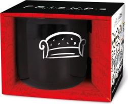 Šalica Prijatelji crna 410 ml