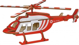 Woodcraft drvene 3D puzzle transportni helikopter