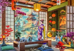 Bluebird puzzle japanska čajna soba 1000 dijelova