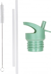 A Little Lovely Company set čepa, četkice i slamke za inox bocu 350 ml – Prijatelji