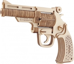 Woodcraft drvene 3D puzzle – revolver