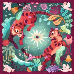 Ravensburger kvadratne puzzle Art & Soul: Životinjski snovi 756 dijelova