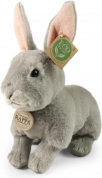 Sivi plišani zeko 23 cm RAPPA ECO