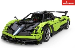 Konstruktorski set sportskog automobila PAGANI Huayra BC 1:8 zelena Rastar