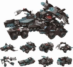 Qman Shadow Pulse borbeno vozilo – mini građevni set