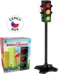 Semafor na baterije s realističnim funkcijama