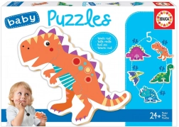 Educa baby puzzle dinosauri 5u1