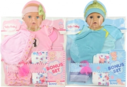 Odjeća za lutku 40 cm s pelenom i dudom