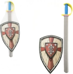 Pjenasti mač sa štitom 75 cm