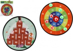 Dvosmjerni meta s čičak loptice 34 cm