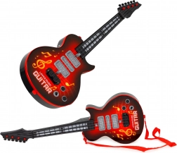 Električna gitara za djecu s načinom učenja, infracrvenim senzorom i melodijama - crvena