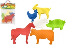 Vodene naljepnice od pjene Naša farma – 6 kom