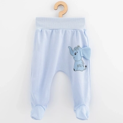 Dječje pamučne poludupače New Baby Happy Elephant plave 62 (3–6 mjeseci)