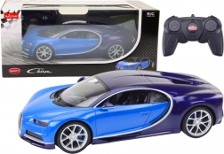 Bugatti Chiron daljinski upravljani model automobila u mjerilu 1:14 plavi