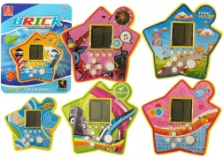 Džepna elektronička igra tetris u obliku zvijezde – žuta