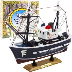 Dekorativni ribarski čamac Flying Lady model 24x23 cm