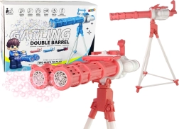 Boca za mjehuriće na stalku ružičasta – električna kula za mjehuriće s podesivom visinom