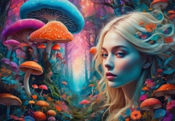 Puzzle Dugin šumski krajolik 1000 dijelova