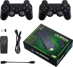 RENEW FORCE retro TV game console with two controllers