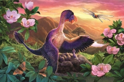 Puzzle Nevjerojatni dinosauri: Microraptor kod gnijezda 54 dijelova