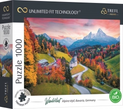 Puzzle TREFL UFT Wanderlust: U podnožju Alpa, 1000 dijelova