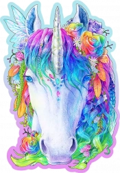 Drvene puzzle stilski jednorog 150 dijelova WOODEN CITY