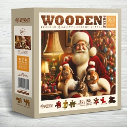 WOODEN CITY Drvene puzzle Djedovi zečići 505 dijelova