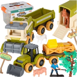 Children's Farm with Tractor, Combine Harvester and Screwdriver Drill
