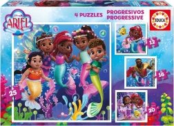 Educa Puzzle Disney Ariel 4u1