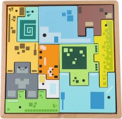 TREFL drvena slagalica – zagonetka Pixel Gang