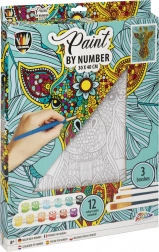 Slikanje po brojevima – žirafa na platnu 30 × 40 cm