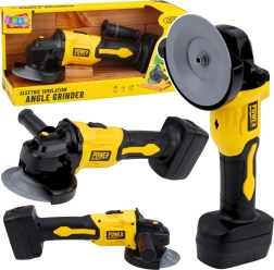 Kids’ angle grinder with sound – yellow