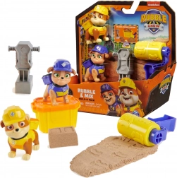 Konstrukcijski set PAW PATROL Rubble & Crew s kinetičkim pijeskom i dodacima