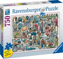 Ravensburger puzzle Atletska forma 750 dijelova