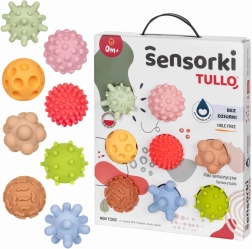 Pastelne senzoričke loptice Tullo - set od 8 lopti