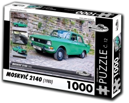 RETRO-AUTA Puzzle Moskvich 2140 (1980) 1000 dijelova