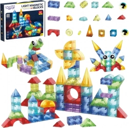 Woopie magnetske građevne kocke 3D set – edukativni set 63 dijelova