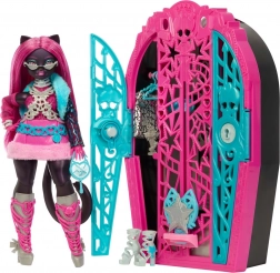 Monster High Sablasne tajne Catty Noir – igračka s garderobom i iznenađenjima