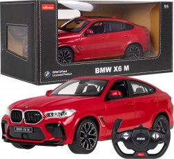 Rastar BMW X6 M 1:14 RC auto s daljinskim upravljanjem 2,4 GHz – Crvena