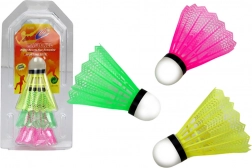 Set od 3 klasične šarene badminton loptice Classic Coloured