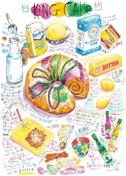 Puzzle magnolija kraljevska torta 1000 dijelova