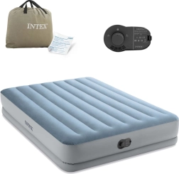 Naduvani bračni krevet INTEX 203 × 152 × 36 cm s ugrađenom električnom pumpom