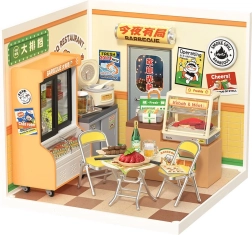 Robotime Rolife DIY kućica: restoran Nonstop s LED osvjetljenjem