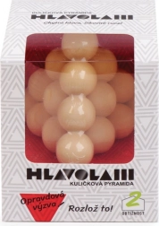 Drvena slagalica kugličasta piramida