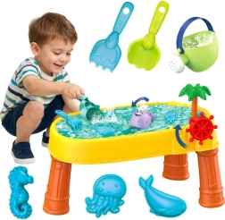 Woopie pirate ship water and sand table with 8 accessories