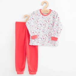 Dječja pamučna pidžama New Baby Flowers