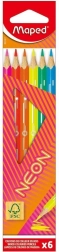 Pastelne bojice Maped Neon 6 kom